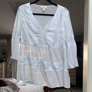 Coastal white blouse